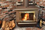 Wood Burning Stove for those that would like to use. The home also has central air and heat. 
